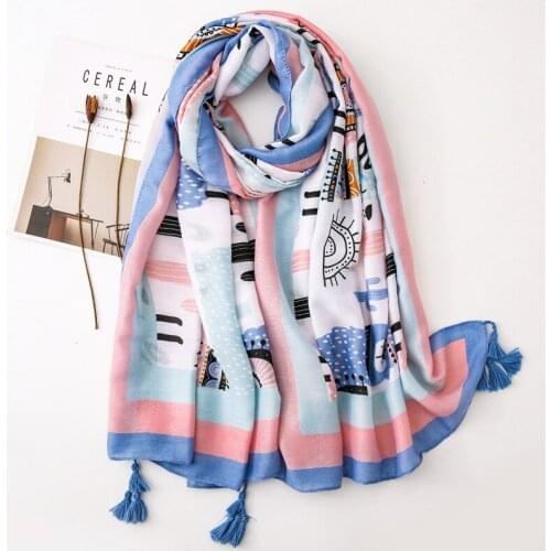 2020 Luxury Brand Scarf Women Spring Autumn Cotton Linen Long Shawl Dual Purpose Versatile Fashion Headscarf cashmere