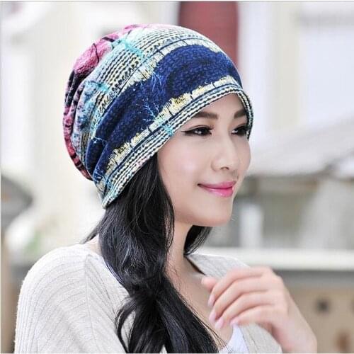Spring Autumn windproof outdoor Pullover hat bareheaded Nightcap peaked cap bucket hat beanie cap Bonnet Panama Hat for women