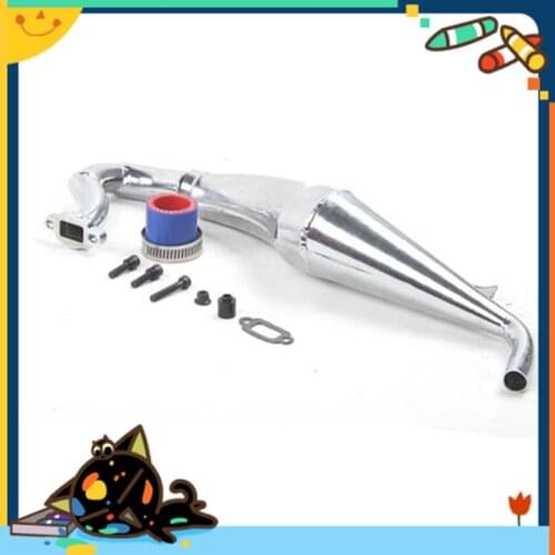 Dominator V2 exhaust pipe high speed exhaust pipe fits LOSI 5IVE-T KM X2 ROVAN LT