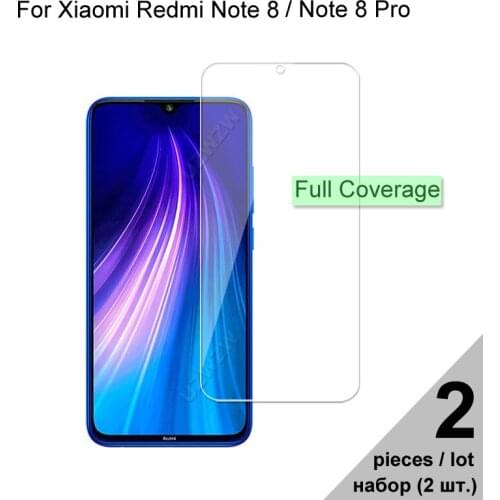 Tempered Glass For Xiaomi Redmi Note 8 Pro / Note 8 Full Cover Screen Protector Protective Glass For Xiaomi Redmi Note 8 Pro