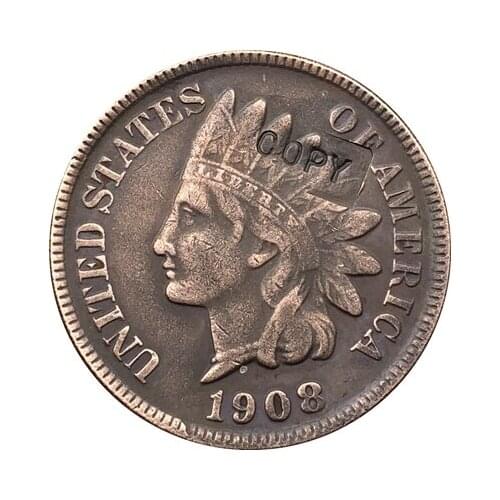 1908-S Indian head cents coin copy
