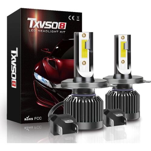 2 pcs 2020 H4 Led Bulbs 6000K Car Headlight 12V 80W 360 Degree Universal Auto Headlamps Running lights 8000LM for Motorcycle