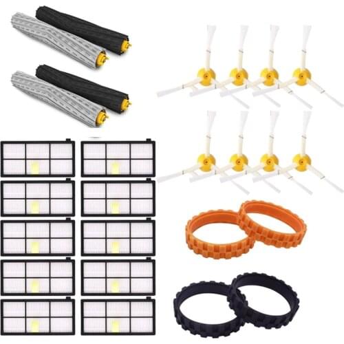 26Pcs Main Brush Hepa Filter Side Brush Kit for IRobot Roomba 800 900 Series 870 880 980 Vacuum Cleaner Robot Parts