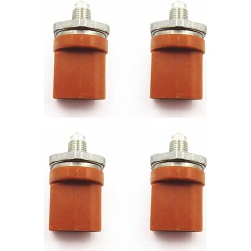 4 PCS 06J906051D Fuel Rail High Pressure Sensor For Audi A1 A3 A4 A5 A6 A7 A8 Q5 R8 TT Skoda Seat VW Jetta Passat 06J 906 051D