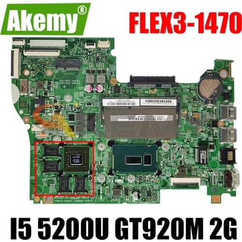Abdo 448.03N03.001M for Lenovo FLEX3-1470 YOGA 500-14IBD notebook motherboard CPU i5 5200U GT920M 2G DDR3 100% test work