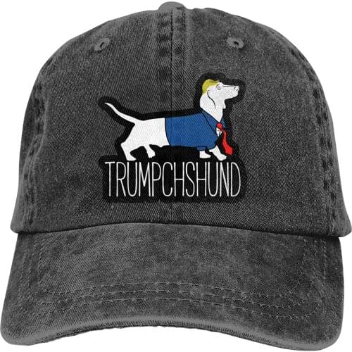 2020 Best Selling Trumpchshund Cowboy Hat, Classic Farmer Baseball Cap, Neutral Print Outdoor Trucker Mountaineering Hat Black