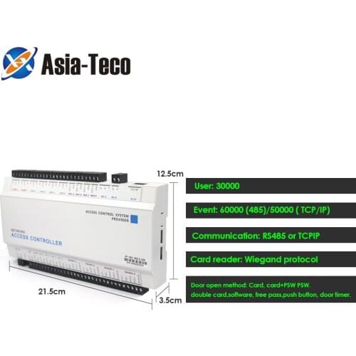 Four Door Network Access Control Panel Board With Software Communication Protocol TCP/IP Board Wiegand Reader for 4 Door Use