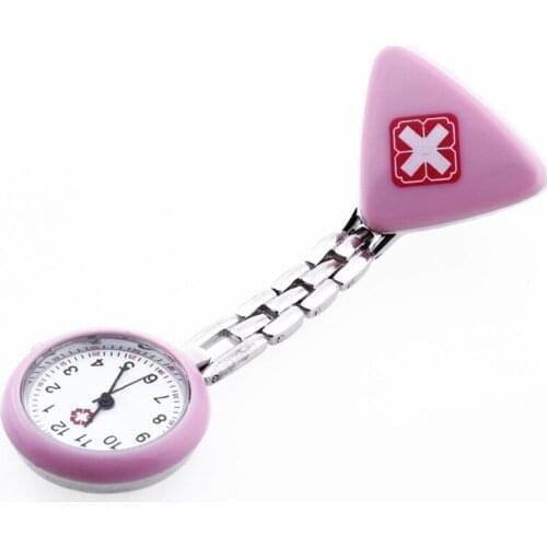 Kili Nurse Pocket Watch Quartz Movement Nurse Watch Pink