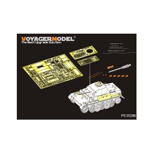 KNL HOBBY Voyager Model PE35286 World War II Germany II G-type VK901 light tank modified pieces (with metal barrels)