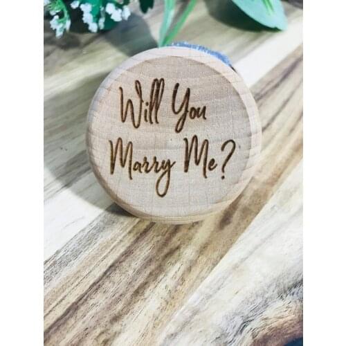 Engagement ring box/wedding ring box/Custom ring box/Engraved ring box/personalised Will you marry me Ring Box/Ring Box