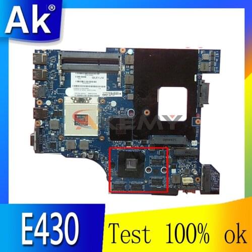 Laptop motherboard For LENOVO Thinkpad E430 E430C QILE1 LA-8131P SLJ8C N13P-GLR-A1 PGA989 Mainboard
