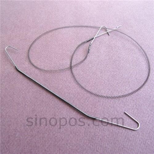 Metal Spring Double Hook, ceiling banner poster sign hanger hooks, display stretches extending wire, extend steel wire stretch