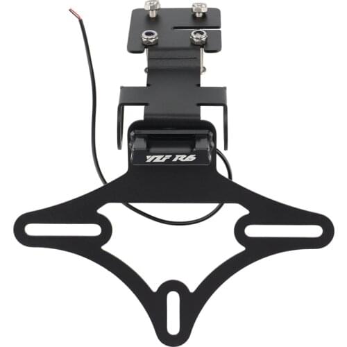 Motorcycle License Plate Holder Tail Tidy for Yamaha YZF R6 YZF-R6 2017 2018 Led Light Fender Eliminator