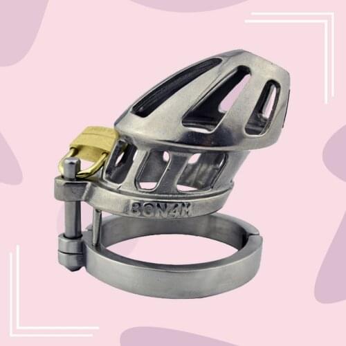 Stainless Steel Male Chastity Device CB6000 4 Size Rings Cock Cage Sex Toys for Men