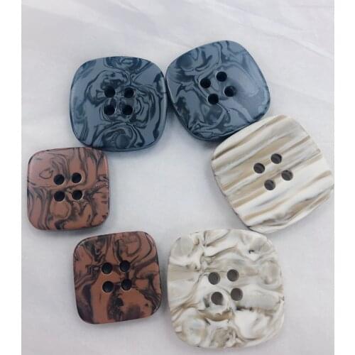 10pcs Beautiful Resin Round Buttons Sewing DIY Clothing Accessories DIYmaterials Scrapbooking Decals for Kids Crafts Accessories