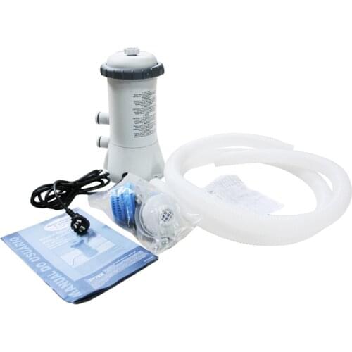IN&TEX 28604/58604 Swimming Pool Pump Filter Summer Pool Water Cleaning With 530 GPH Filter Cartridge Pump & 1/4" Diameter Hose