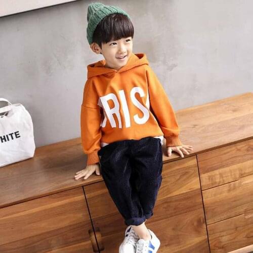 2019 New Kids Hoodies Girls Sweatshirts Spring Autumn Children Hoodies Long Sleeves Boys Warm Sweater Kid T-shirt Clothes