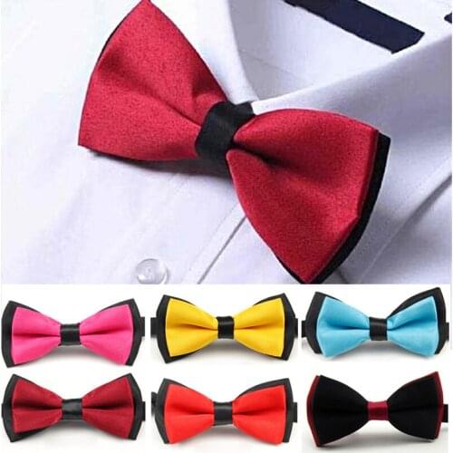 Boy New Good Quality Bowtie For Men Banquet Wedding Party Kids Adjustable bow tie Butterfly Knot Black Red White Mens Bowties