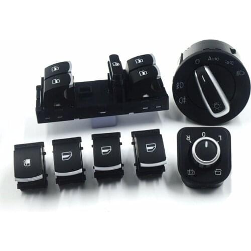 Window Headlight Mirror Door Control Switch For VW Jetta Golf MK5 6 Tiguan RABBIT CC 5ND 959 565A 5K0959855 5ND941431B 1K0962125