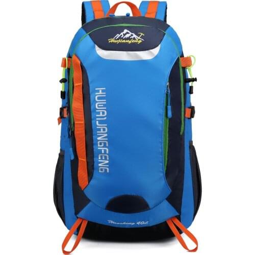 40L Labtop Backpack Nylon Waterproof Mens Backpack Hiking Backpack Rucksack Unisex Outdoor Sport Camping Climbing Male Bag