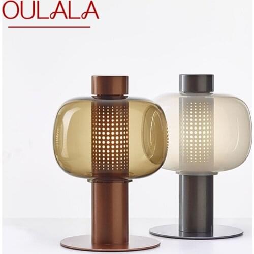 OULALA Nordic Table Light Contemporary Simple Desk Lamp LED for Home Bed Room Decoration