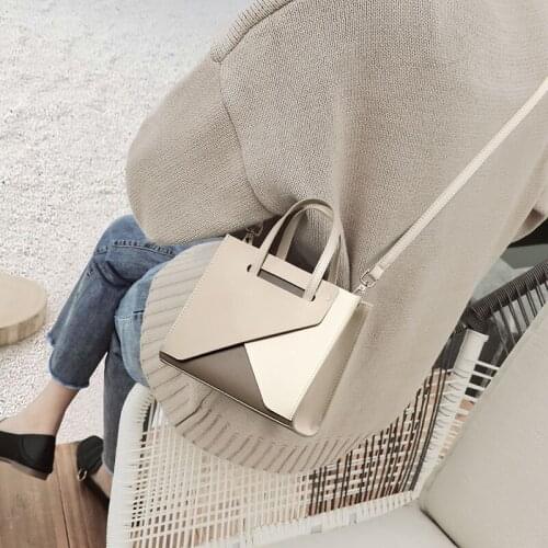 Stylish new leather lady single shoulder bag diagonal cross large capacity compact handbag cross-border custom style