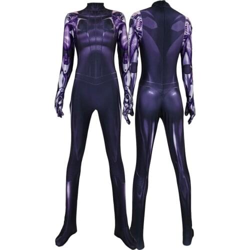 Adults Kids Alita Cosplay Costume Female Woman Girls Superhero Catsuit Alita Battle Angel Zentai Suit Halloween Bodysuit