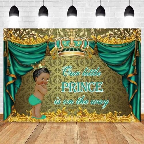 Yeele Newborn Baby 1st Birthday Party Child Room Decoration Backdrop Crown Curtain Background Photography Vinyl Custom Photocall