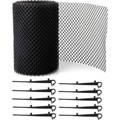 New Roof Gutter Guard Filters Strainer Stops Blockage Leaf Drains Debris Drain Net Cover Horticultural Protection Net