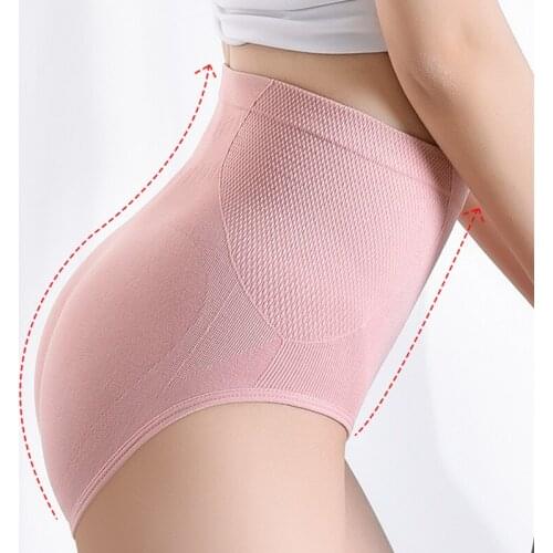 Women Graphene Antibacterial Underwear Pure Cotton Crotch Breathable Hip Lift Body Briefs Pants For Women