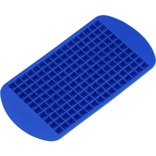 160 Grids Ice Cubes Frozen Cube Bar Pudding Silicone Tray Mould Tool DIY