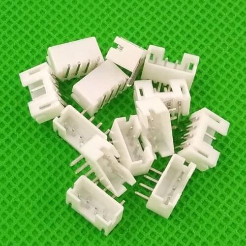 2000pcs/LOT male right angle material PH2.0 2mm 4pins 4 pin Connectors Leads pin Header PH-4AW