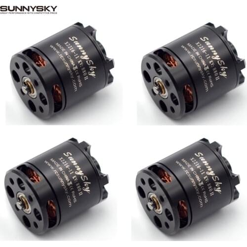 4set/lot Sunnysky X2216 880KV /1100KV /1250KV/1400KV/1800KV/2400KV Outrunner Brushless Motor For RC Airplane