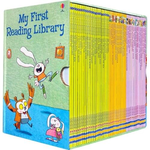 50 Book/Set Collection Usborne My First Reading Library English Picture Books Baby Early Childhood Words Learning Gift For Kids