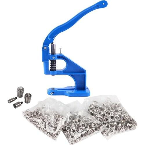Grommet Eyelet Machine Hand Sanp Button Press Tool for Leather Rivets Fastener