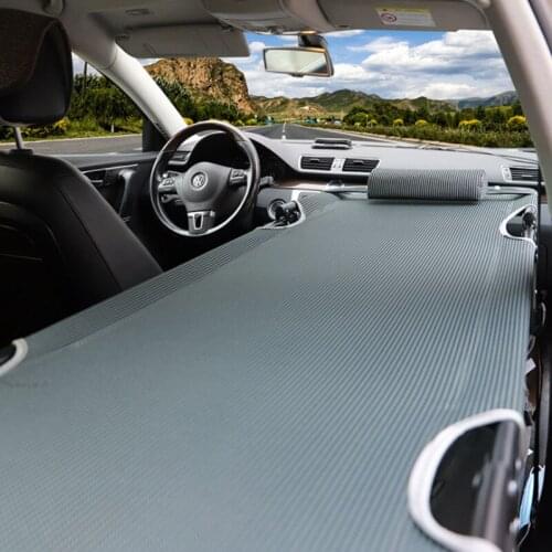Car modified bed non-inflatable cushion universal car rear seat wooden folding travel bed co-pilot artifact sleeping sedan