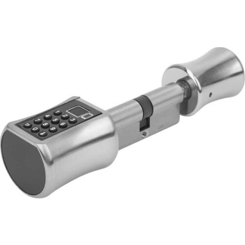 Cylinder Lock Bluetooh Smart WiFi Lock Fingerprint Password Security Anti-Theft Key Cylinder Lock