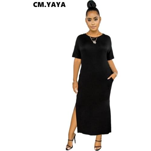 Летние платья больших размеров CM.YAYA China At AliExpress