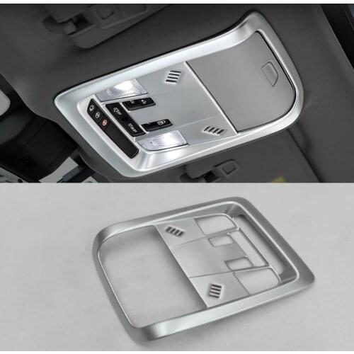 For Chevrolet Equinox Third GE 2017 2018 ABS Matte Car Front Rood Dome Reading Light Lamp Cover Panel Trim Interior Accessories