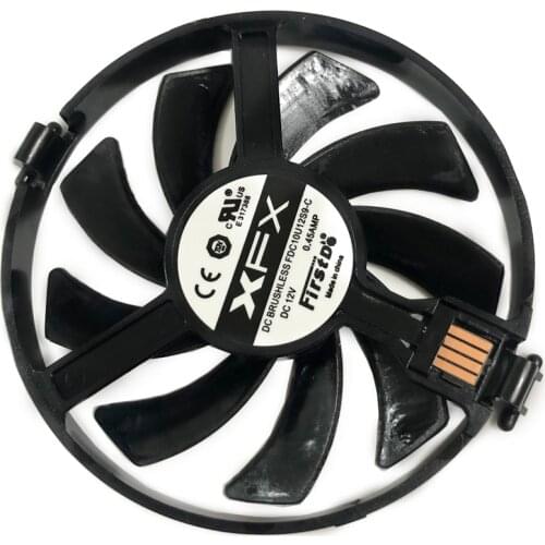 FDC10U12S9-C XFX Hard Swap Fans FDC10H12S9-C For XFX RX580 GTR RX470 RX480 RS RX460 Grahics Card Cooling As Replacement