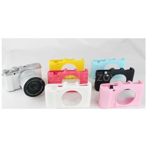 Nice Soft Silicone Rubber Camera Video Bag for FujiFilm Fuji X-M1 X-A1 X-A2 XM1 XA1 XA2 Camera case Protective Body Cover Skin