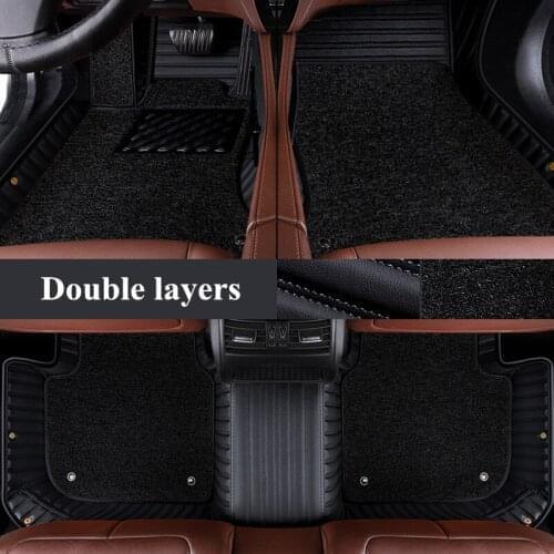 Good quality! Custom special double layers floor mats for Lexus NX 300 2020 durable waterproof rugs carpets for NX300 2019-2014