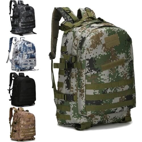 Camouflage Explosive Jedi Survival Backpack Army Navy Mountaineering Sports Field Pack Waterproof Tactics High Capacity Knapsack