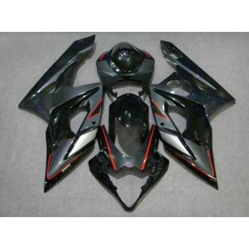 Injection mold Fairing kit for GSXR1000 05 06 GSXR 1000 K5 2005 2006 ABS Grey gloss black Fairings Set+gifts SD71