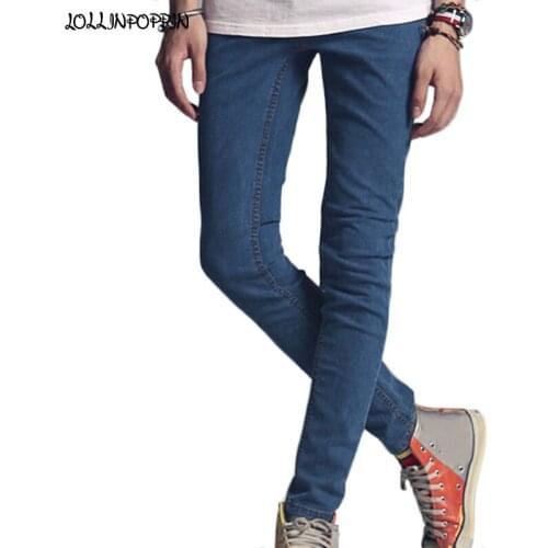 Узкие джинсы для мужчин LOLLINPOPPIN China At AliExpress