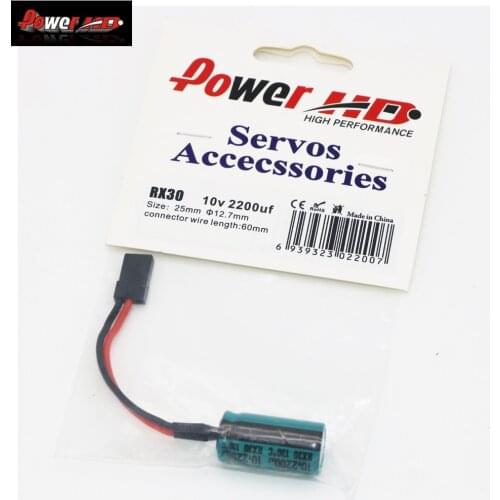 Original Power HD RX30 2200uF 10V Electrolytic Capacitor for Radiolink RC3S Rc4G WFLY X4 Transmitter