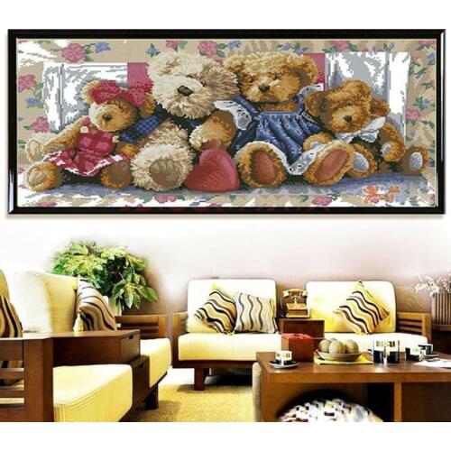 Diamond Embroidery Diy Diamond Painting Cross Stitch Kits Diamond Mosaic cartoon bear Full Square round Diamond Embroidery