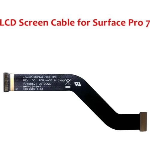 New Original LCD Display Screen Flex Cable 0801-AVT00QS For Microsoft Surface Pro 7 1866 Replacement