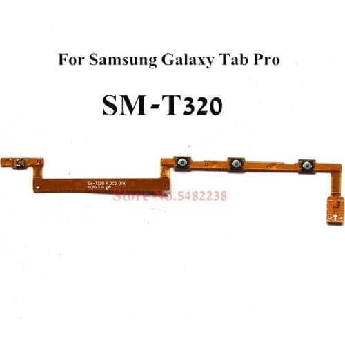 Original Power ON/OFF Volume Side Button Key Flex Cable For Samsung Galaxy Tab Pro T320 Power Audio+- Replacement parts