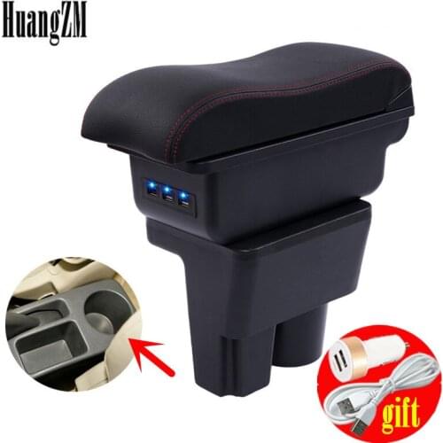 For Liana A6 armrest box central Store Aerio content box with cup holder decoration products With USB interface